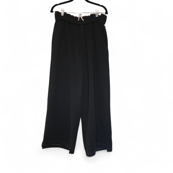 Urban Outfitters Pants - Urban Outfitters Black Wide-Leg Paperbag Waist Pants